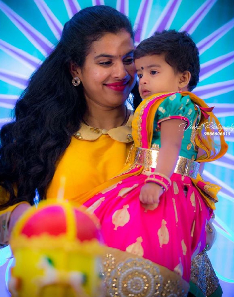 mother daughter matching saree